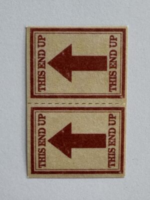 5cm x 3cm - Ticket This End Up
