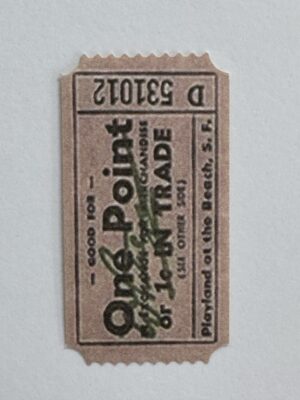 5cm x 2.5cm - Ticket D 531012
