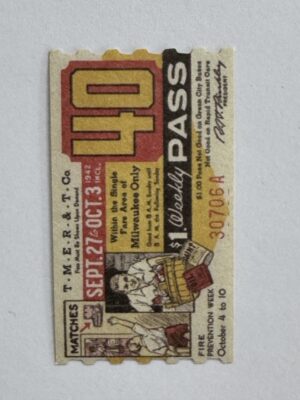 5cm x 3cm - Ticket 40