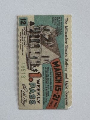 5cm x 3cm - Ticket March 15