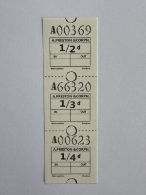 15cm x 5cm - Ticket 1/3d