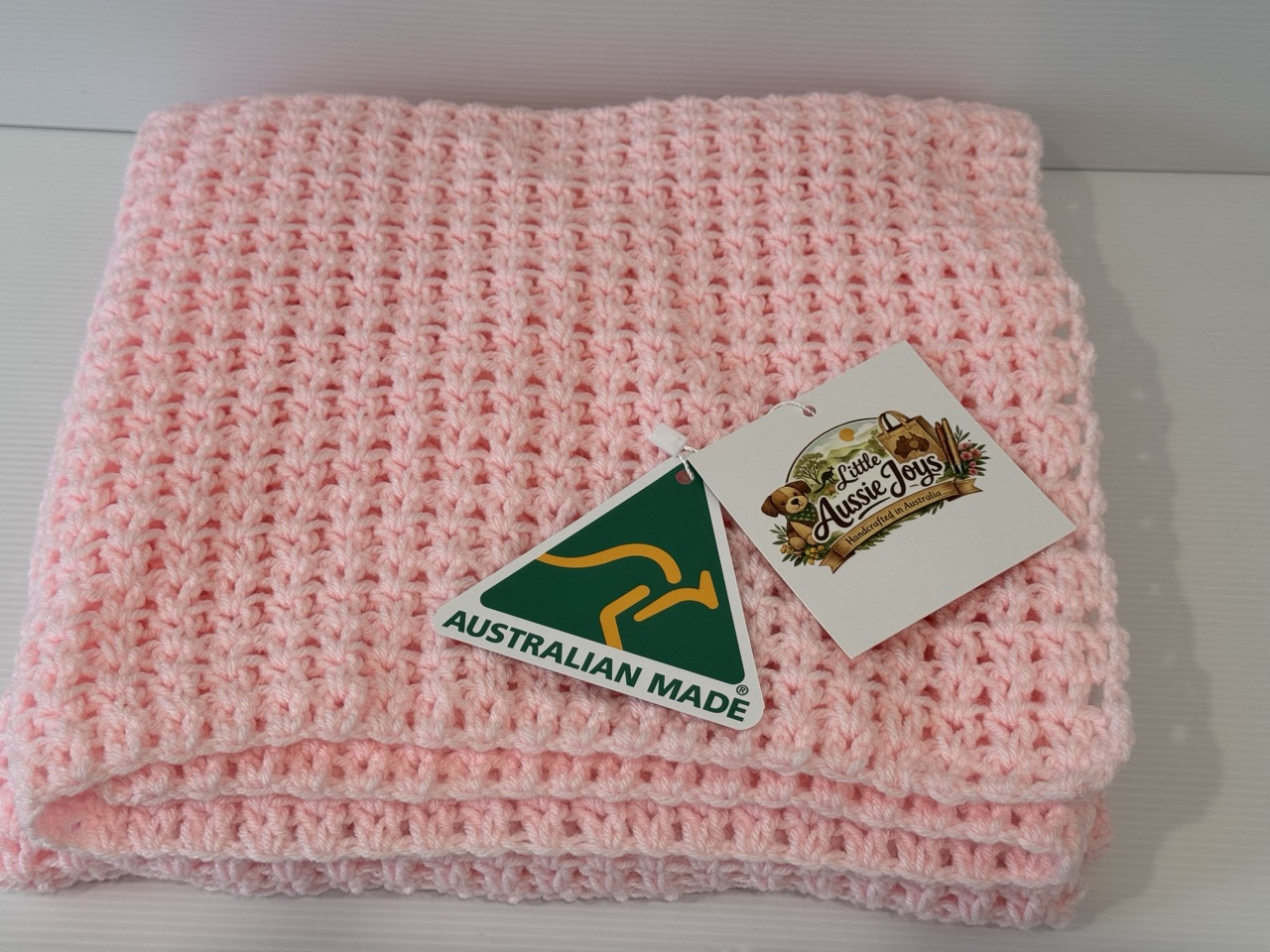 Crochet Baby Blanket - 85 x 90cm - Image 4