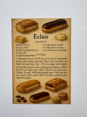 14.5cm x 10cm Post Card - Eclair