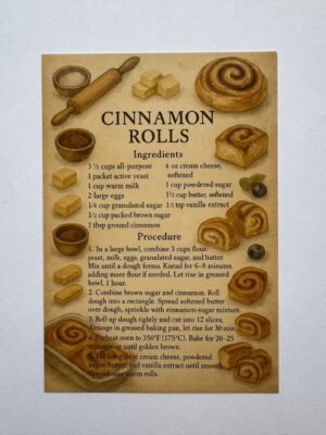 14.5cm x 10cm Post Card - Cinnamon Rolls