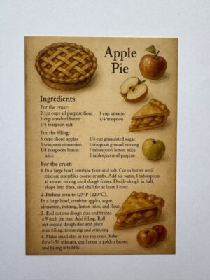 14.5cm x 10cm Post Card - Apple Pie