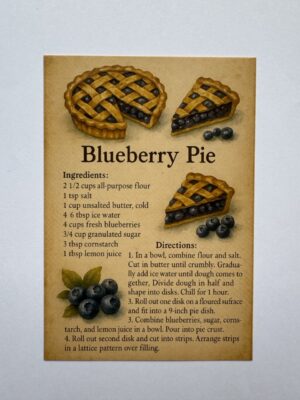 14.5cm x 10cm Post Card - Blueberry Pie
