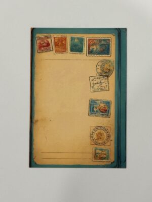 14.5cm x 10cm Post Card - Stamping Card