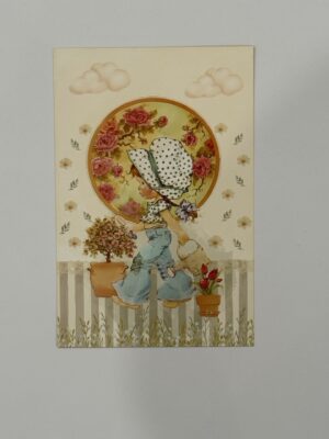 14.5cm x 10cm Post Card - Off To The Garden