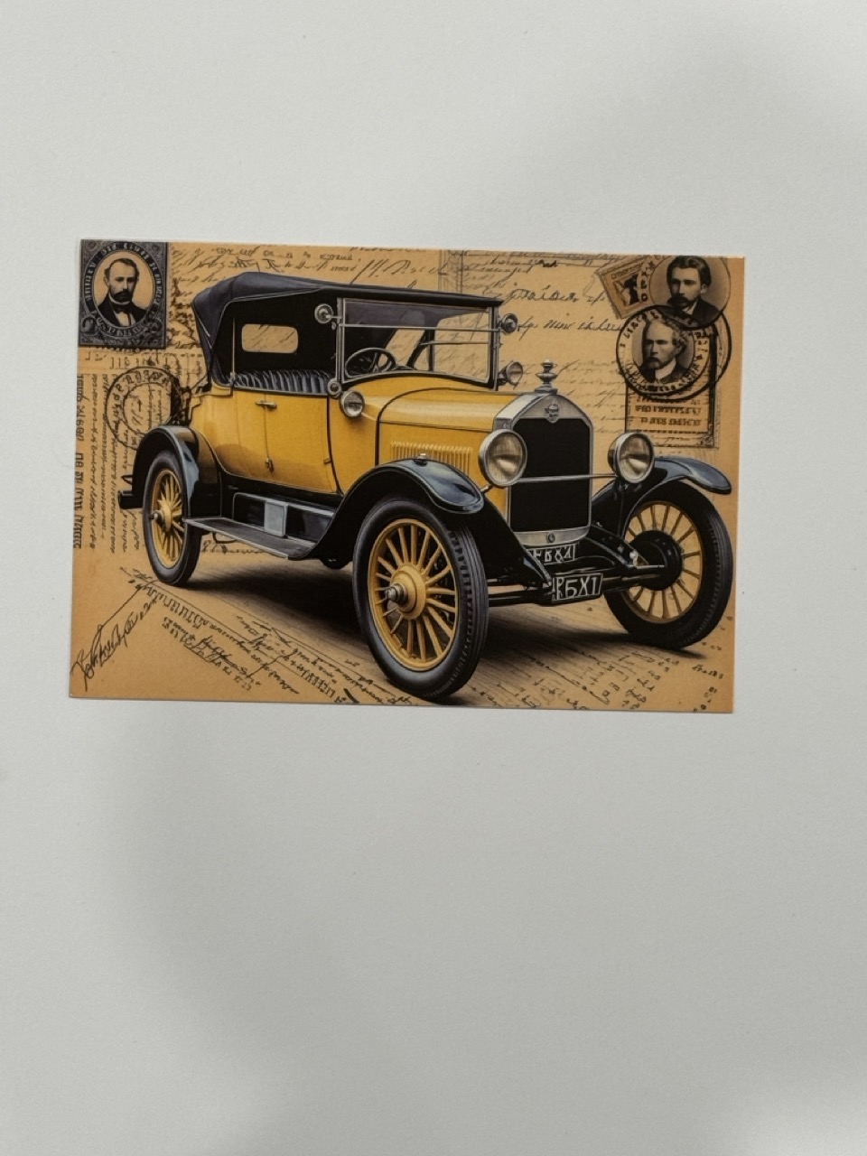 14.5cm x 10cm Post Card - Ford Model T Roadster