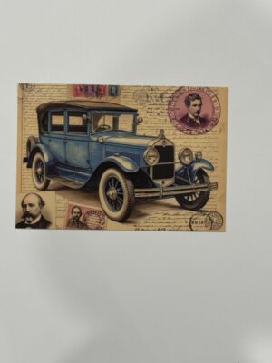 14.5cm x 10cm Post Card - Ford Model A Tudor Sedan