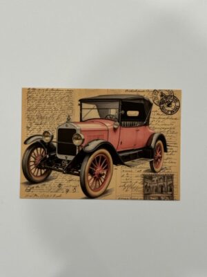 14.5cm x 10cm Post Card -  Roadster Coupe