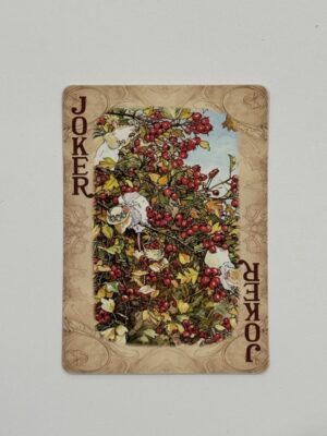 Red Joker Swap Card - Mice in Fruit Tree