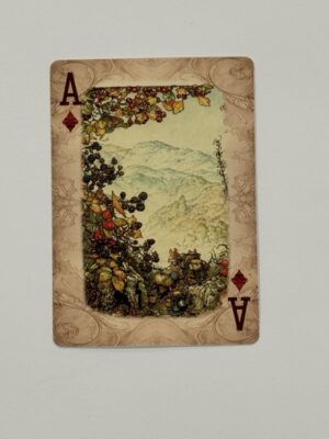 Ace Diamonds Swap Card - Mice with Mountain View