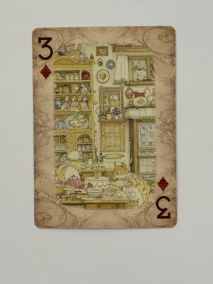 3 Diamonds Swap Card - Mice Cake Decorating