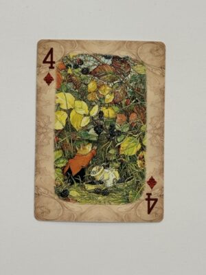 4 Diamonds Swap Card - Mice in the Blackberry Bush