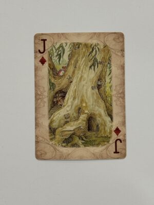 Jack Diamonds Swap Card - Mice and Big Tree