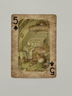 5 Clubs Swap Card - Mice In Bed