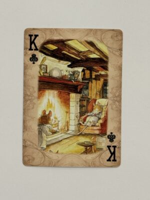 King Clubs Swap Card - Mice Beside the Fireplace