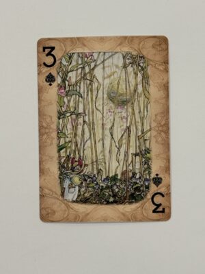 3 Spades Swap Card - Mice in Tall Grass