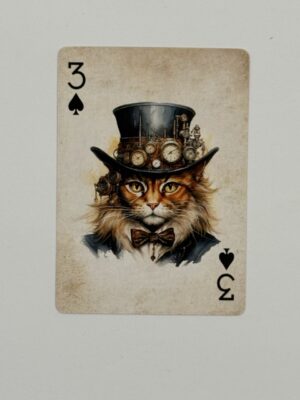 3 Spades Swap Card - Cat