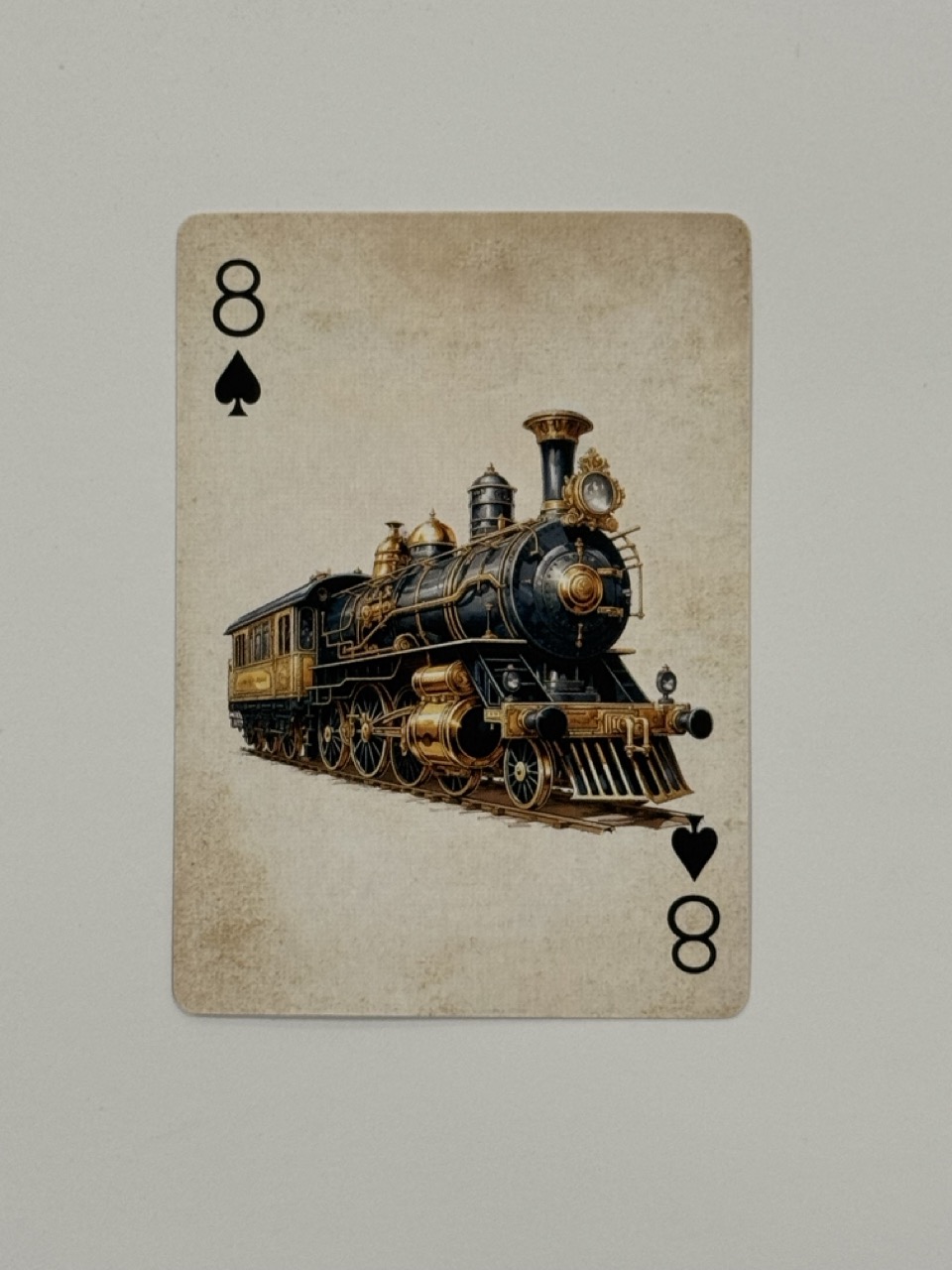 8 Spades Swap Card - Train
