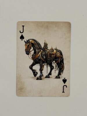 Jack Spades Swap Card - Horse