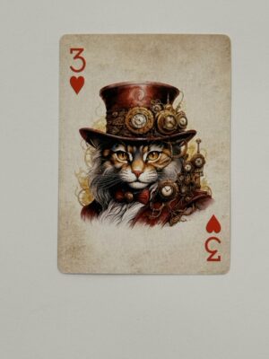 3 Hearts Swap Card - Cat