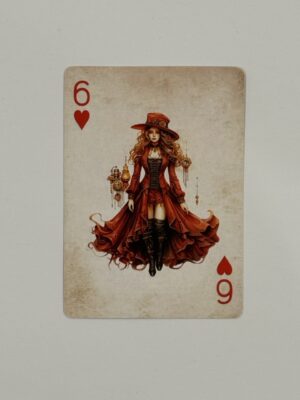 6 Hearts Swap Card - Woman