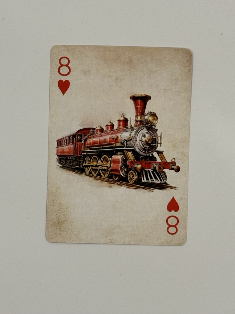 8 Hearts Swap Card - Train