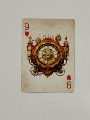 9 Hearts Swap Card - Clock