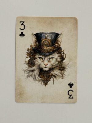 3 Clubs Swap Card - Cat