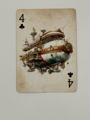 4 Clubs Swap Card - Hot Air Balloon
