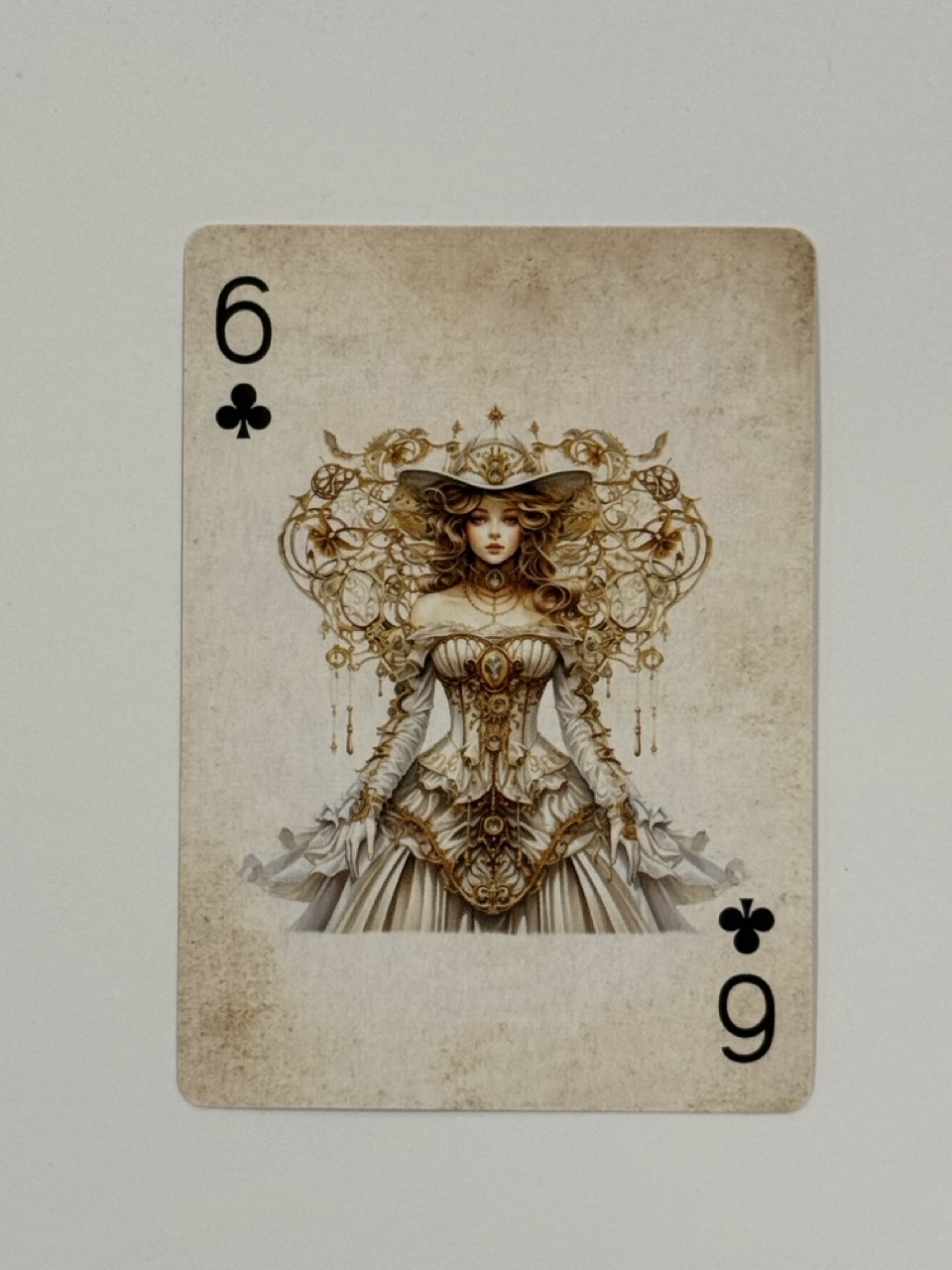 6 Clubs Swap Card - Woman