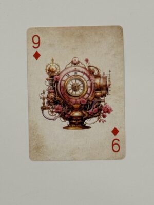 9 Diamonds Swap Card - Clock
