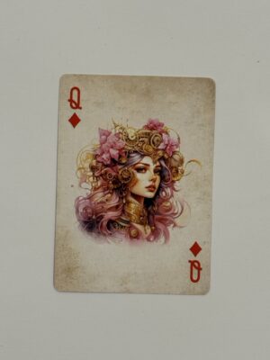 Queen Diamonds Swap Card - Woman