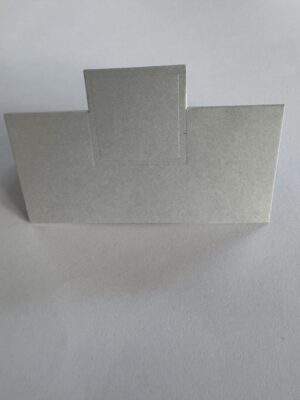 10.5cm x 6.5cm - Silver Place Card