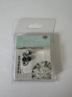 6mm - Flat Back Crystal Pk 6