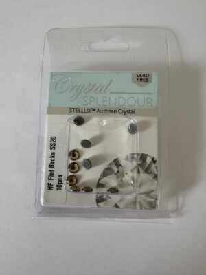 5mm - Flat Back Crystal Pk 10
