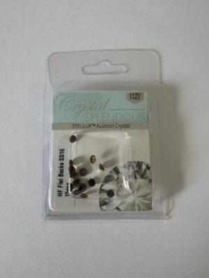 4mm - Flat Back Crystal Pk 15