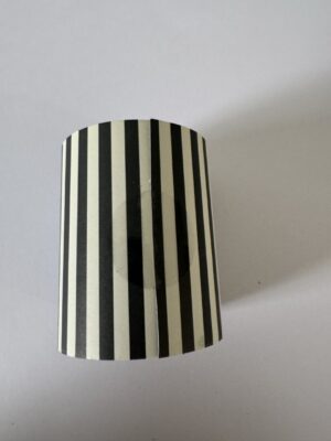 Decorative Paper Roll - Cream & Black Lines 10M