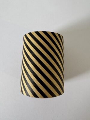 Decorative Paper Roll - Kraft & Black Lines 10M