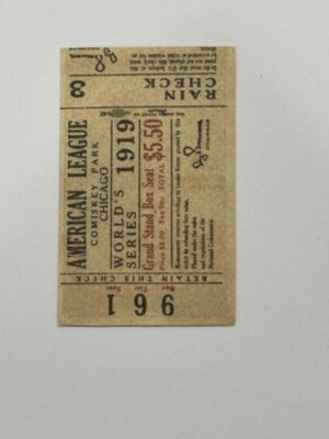 4.75cm x 3cm - Ticket 1919