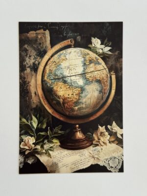 14.5cm x 10cm Post Card -  Vintage World