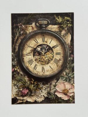 14.5cm x 10cm Post Card -  Vintage Watch