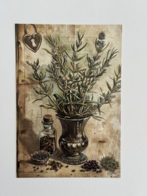 14.5cm x 10cm Post Card - Herbs