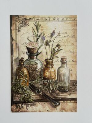 14.5cm x 10cm Post Card - Herbs