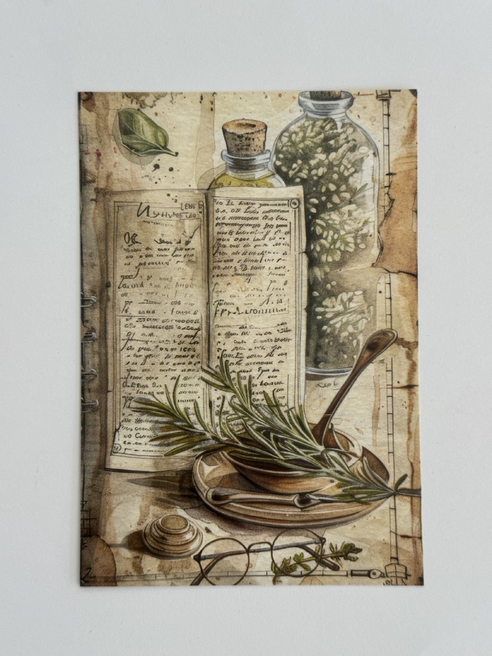14.5cm x 10cm Post Card - Herbs