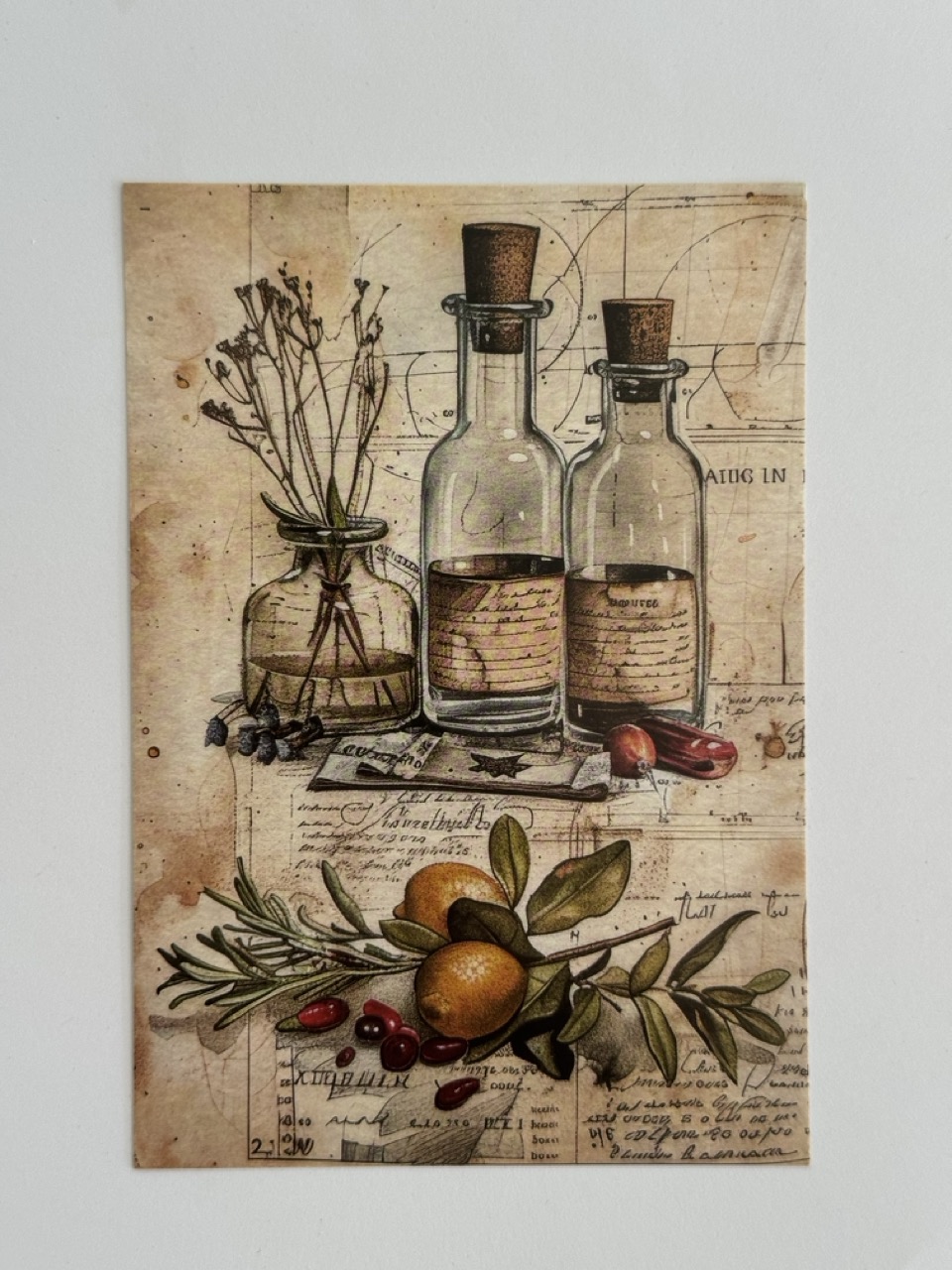 14.5cm x 10cm Post Card - Herbs