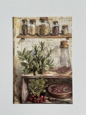 14.5cm x 10cm Post Card - Herbs