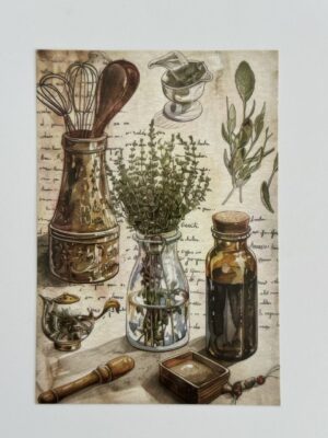 14.5cm x 10cm Post Card - Herbs